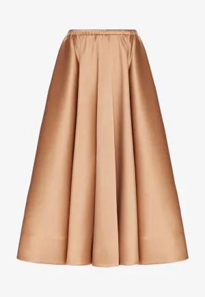 Techno Duchesse Midi Skirt