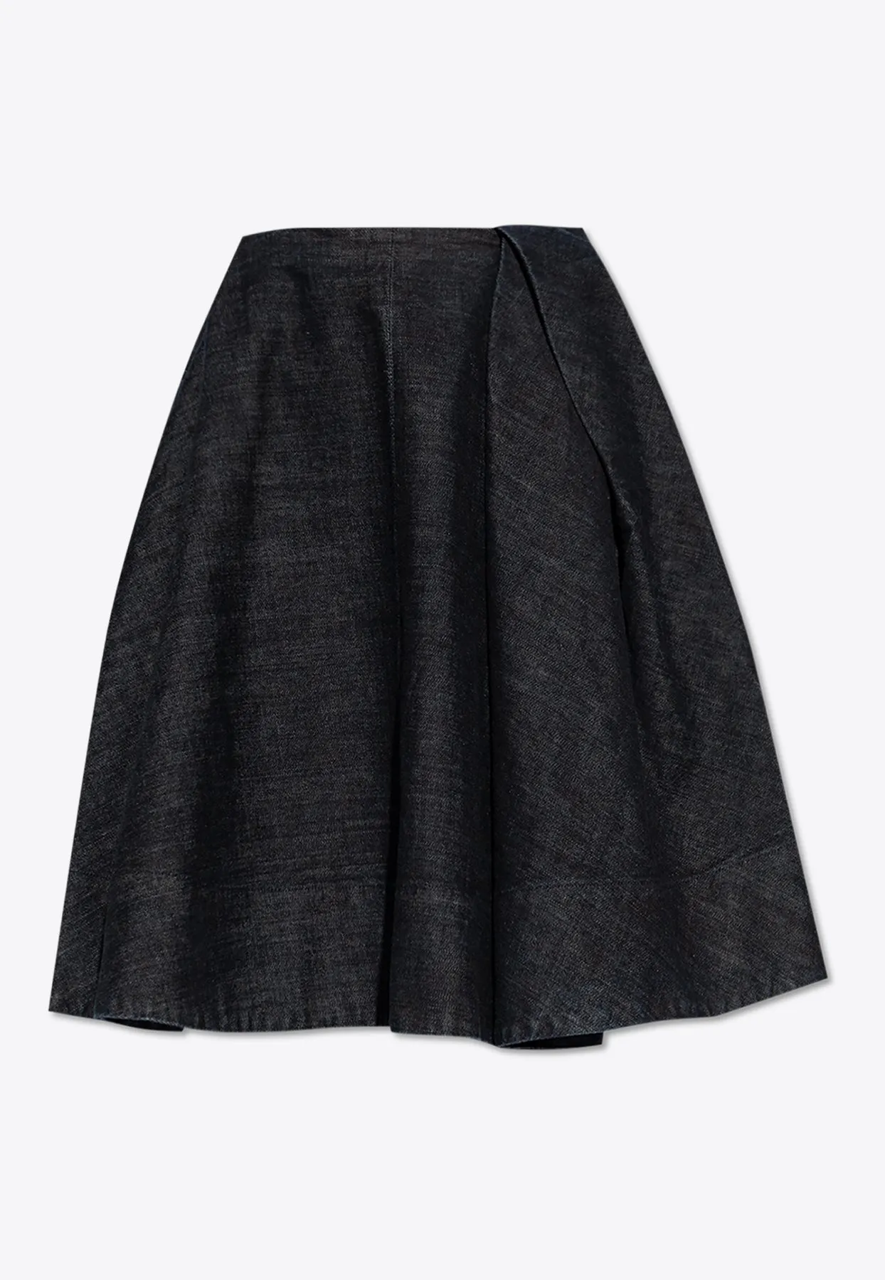 The Salon de-Nîmes Flared Denim Skirt