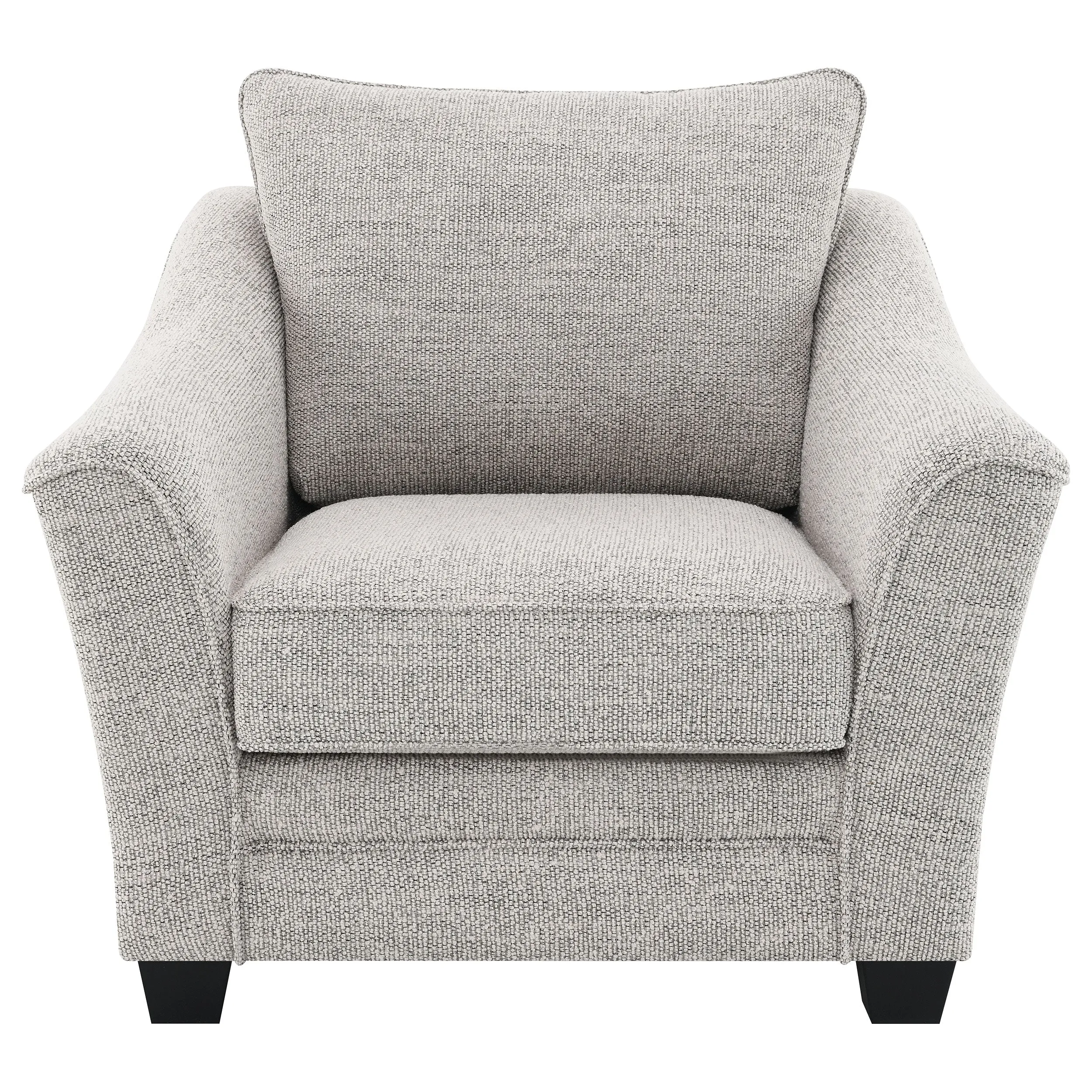 Tomkins Boucle Upholstered Chair Light Grey