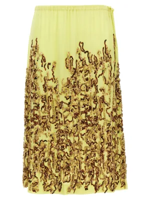 Torkar van noten 'salga' kjol