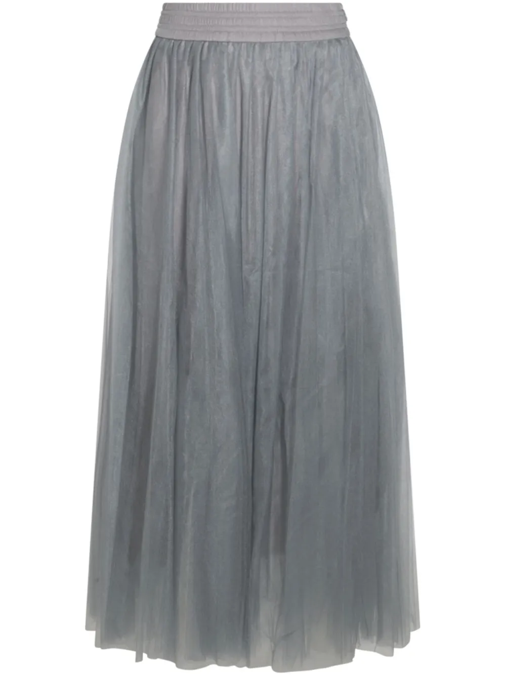 Tulle midi skirt
