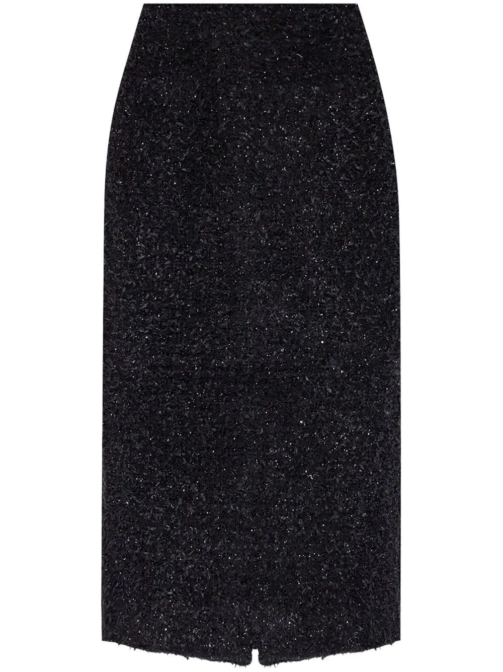 Tweed midi skirt