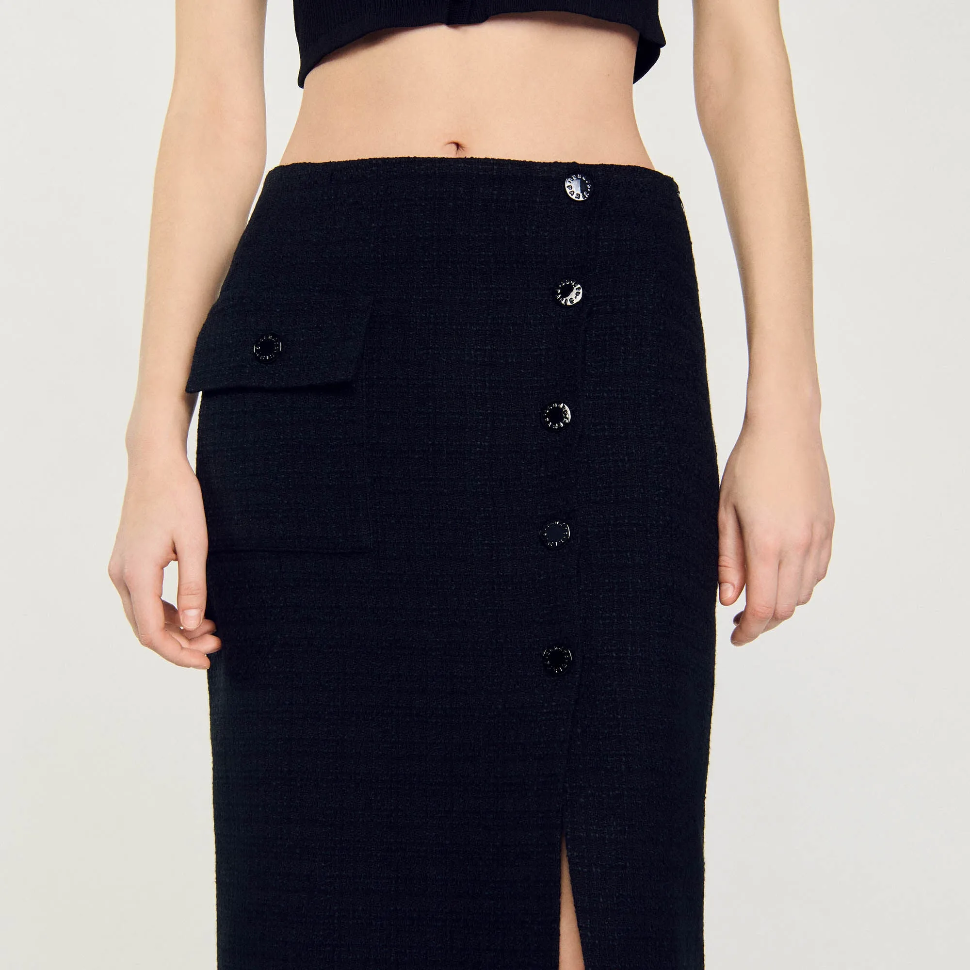 Tzara Leopard Skirt Orange / Black