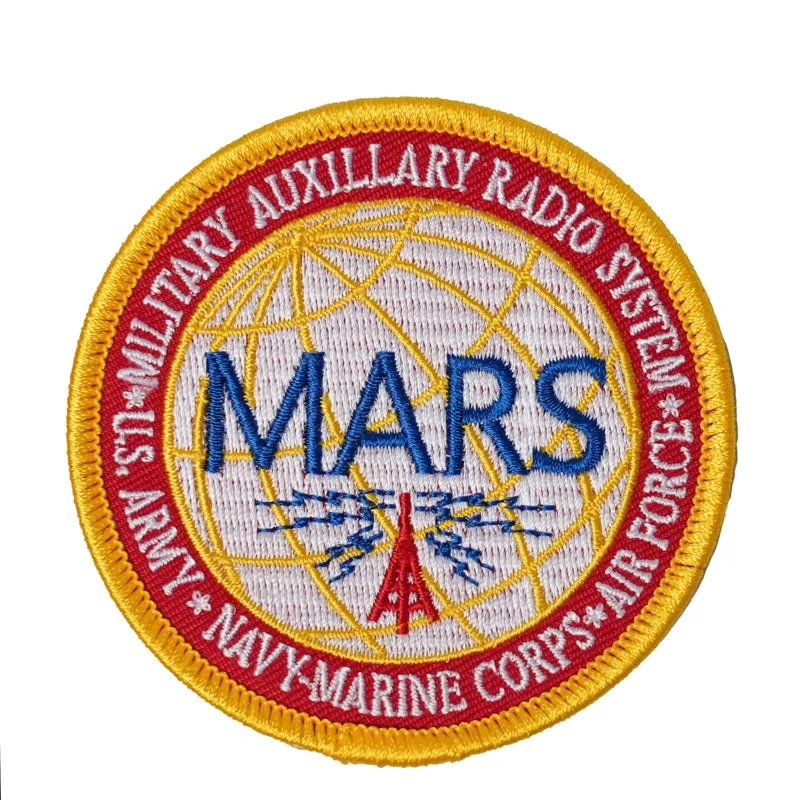 US Military MARS Marine Corps Air Force Iron On Patch