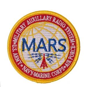 US Military MARS Marine Corps Air Force Iron On Patch