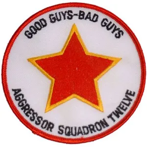 US Military USAF 12th Aggressor Squadron Patch