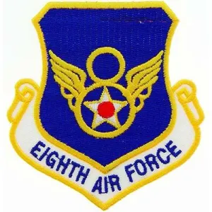 US Military USAF 8th Air Force Shield Patch
