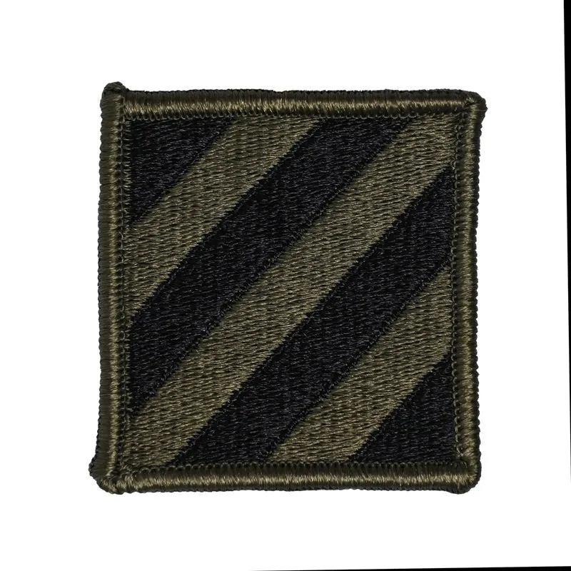 US Military USAR 003rd Infantry Division Subdued Stitch On Patch