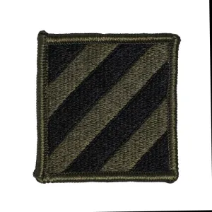 US Military USAR 003rd Infantry Division Subdued Stitch On Patch