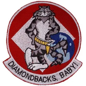 US Military USN Tomcat Diamondbacks Baby Patch