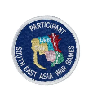 US Military Vietnam Participant South East Asia War Games Iron On Patch