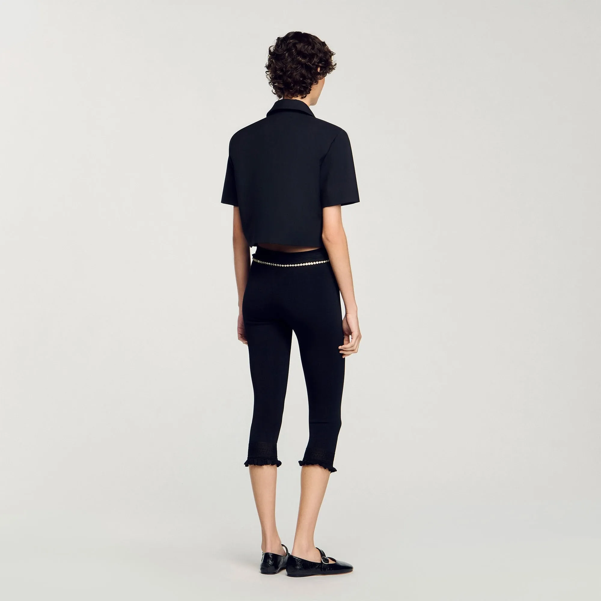 Valeria Short-Sleeved Jacket Black