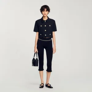 Valeria Short-Sleeved Jacket Black