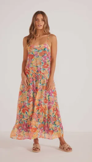Valla Tier Midi Dress