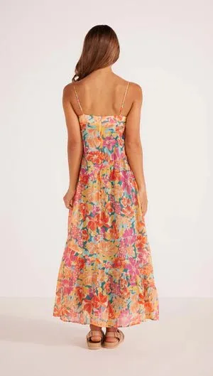 Valla Tier Midi Dress