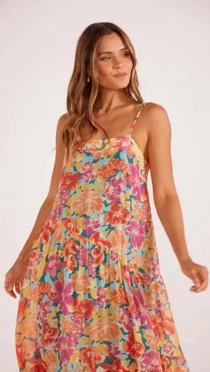 Valla Tier Midi Dress
