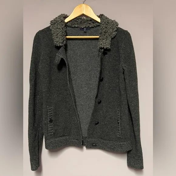 Vintage GAP Washable WOOL Sweater RETRO Cardigan S Women