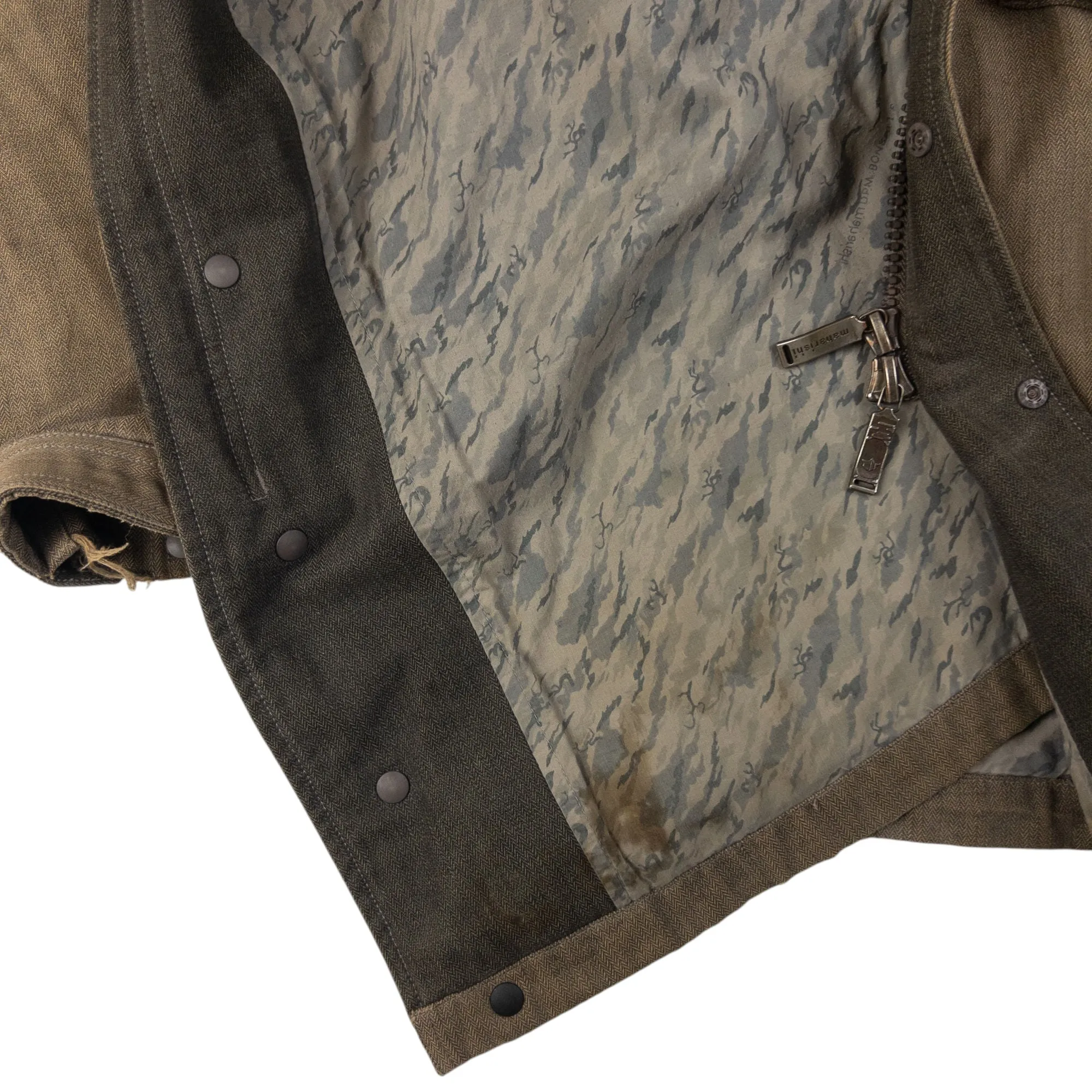 Vintage Maharishi Zip Up Military Jacket Size XL