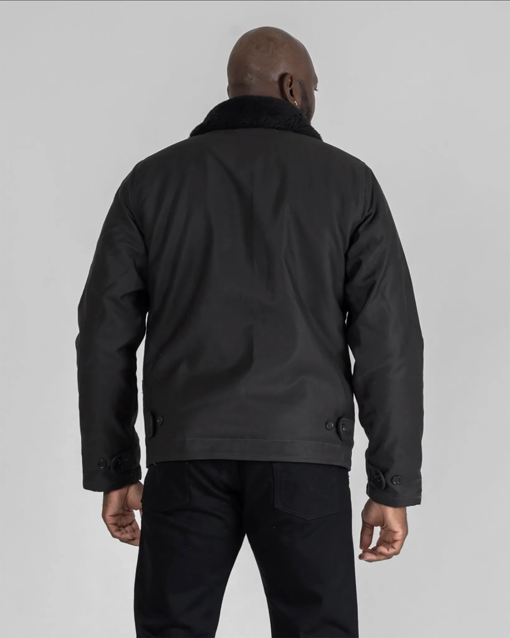 Whipcord N1 Deck Jacket - Black