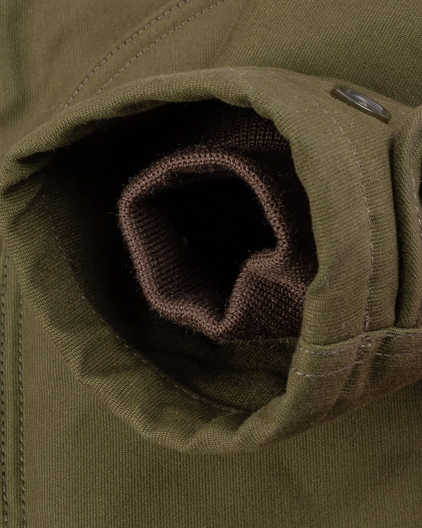 Whipcord N1 Deck Jacket - Olive Drab Green