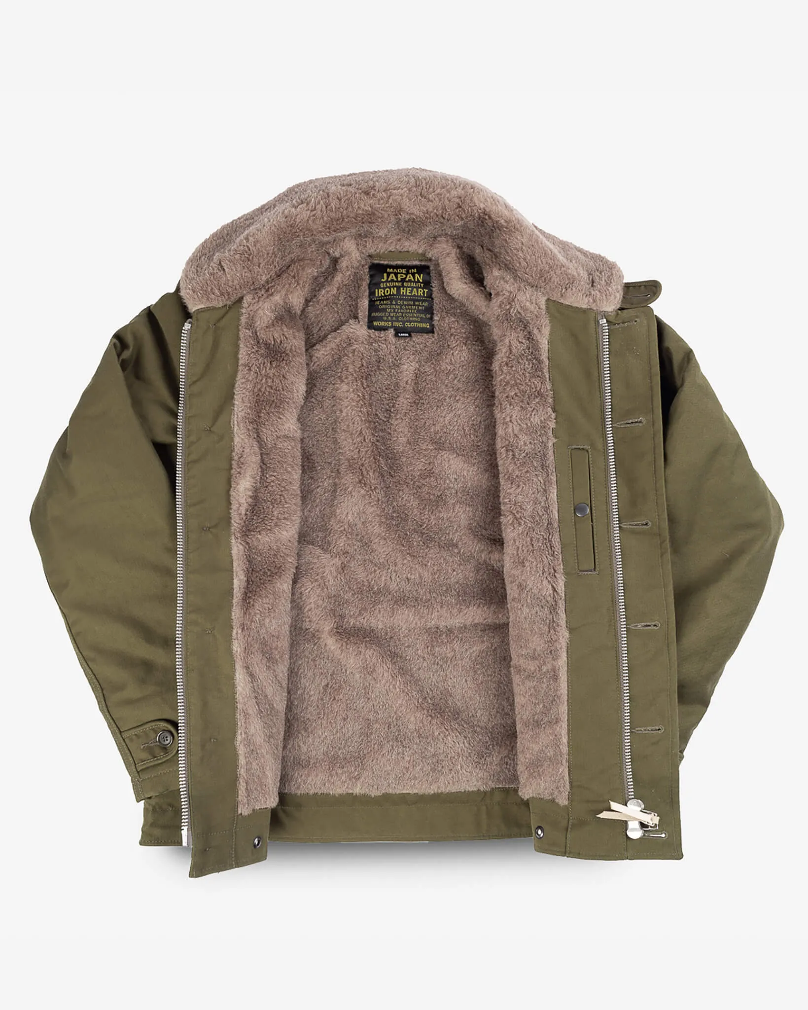 Whipcord N1 Deck Jacket - Olive Drab Green