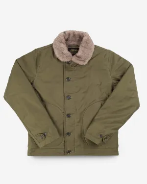 Whipcord N1 Deck Jacket - Olive Drab Green