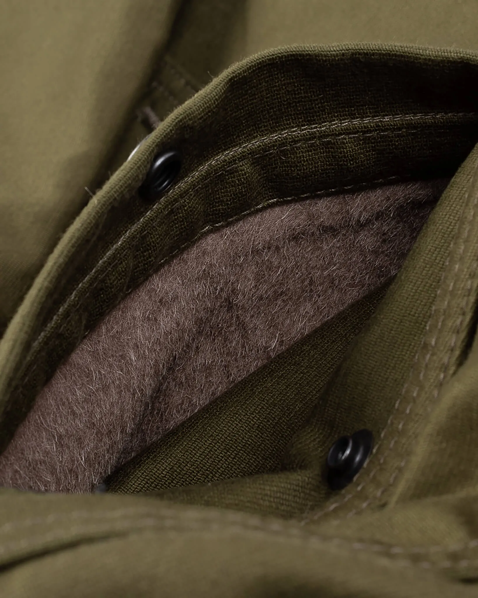 Whipcord N1 Deck Jacket - Olive Drab Green