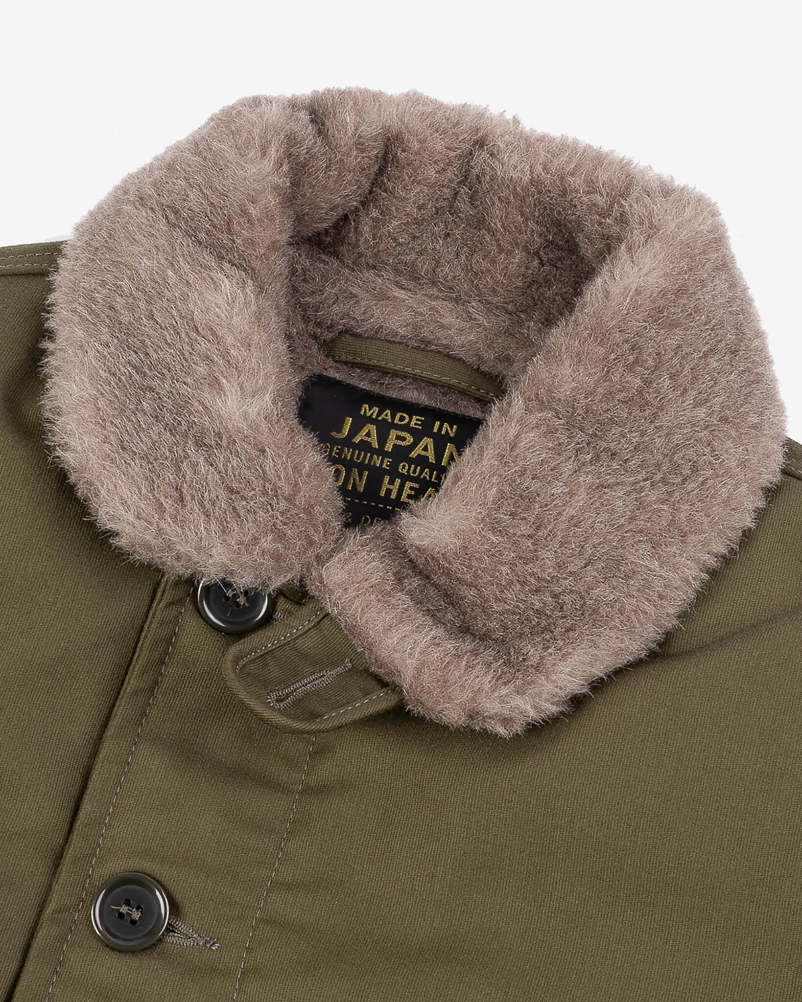 Whipcord N1 Deck Jacket - Olive Drab Green