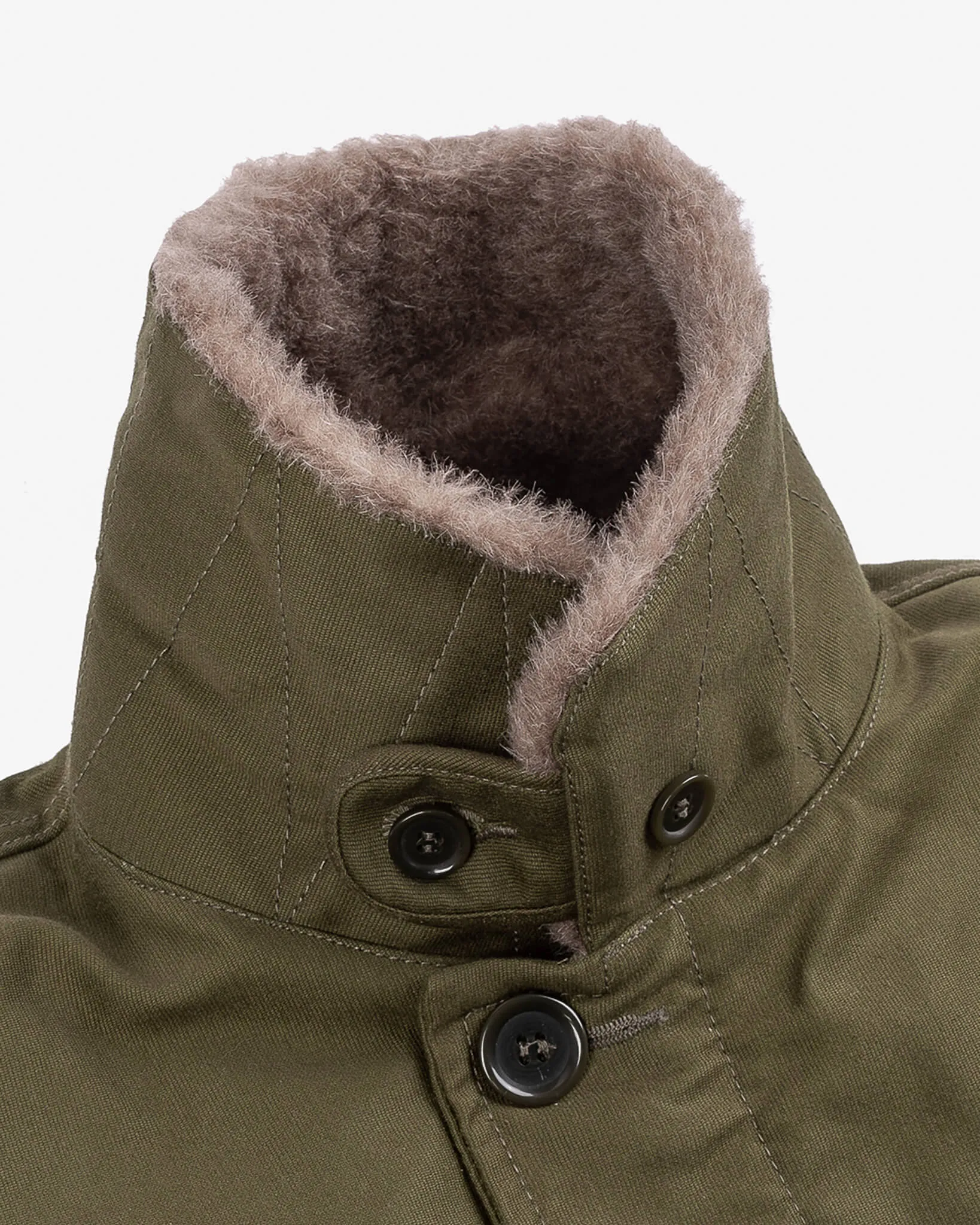 Whipcord N1 Deck Jacket - Olive Drab Green