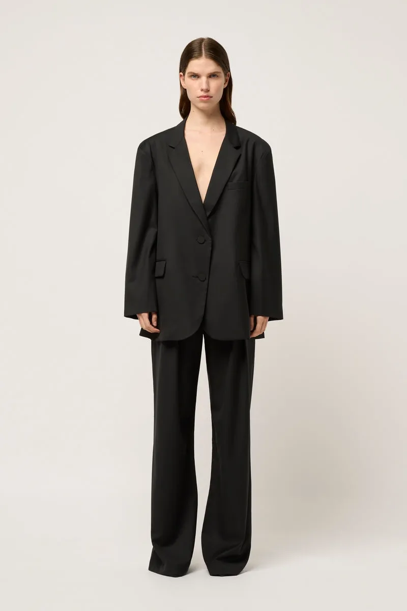 WIDE LEG WOOL BOY PANT