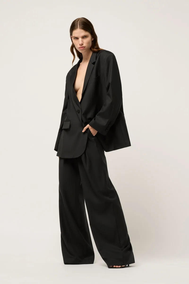 WIDE LEG WOOL BOY PANT