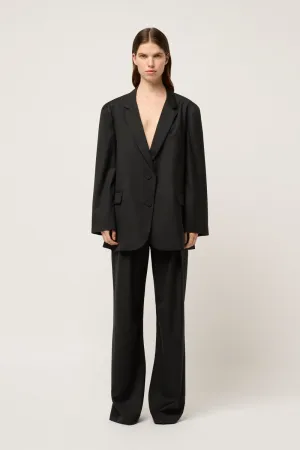 WIDE LEG WOOL BOY PANT
