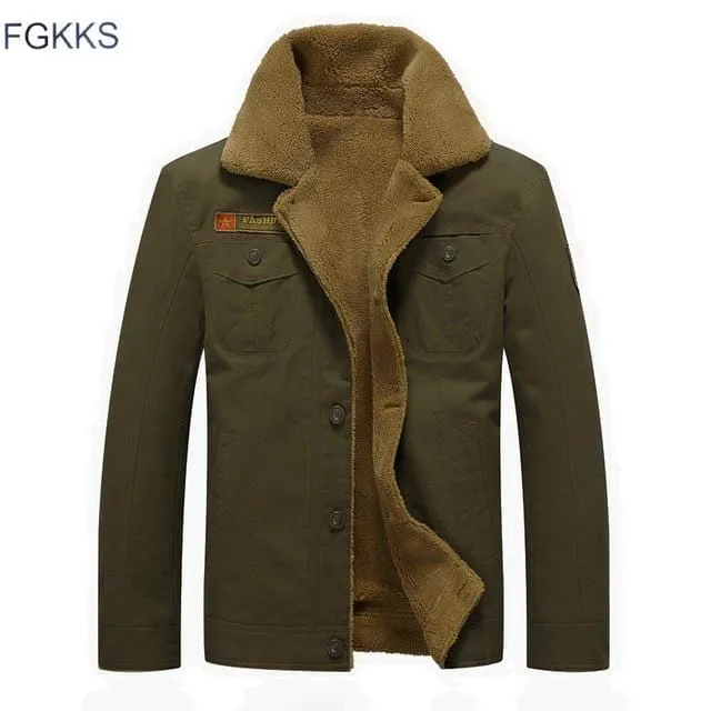 Winter Military Bomber  Denim Jackets
