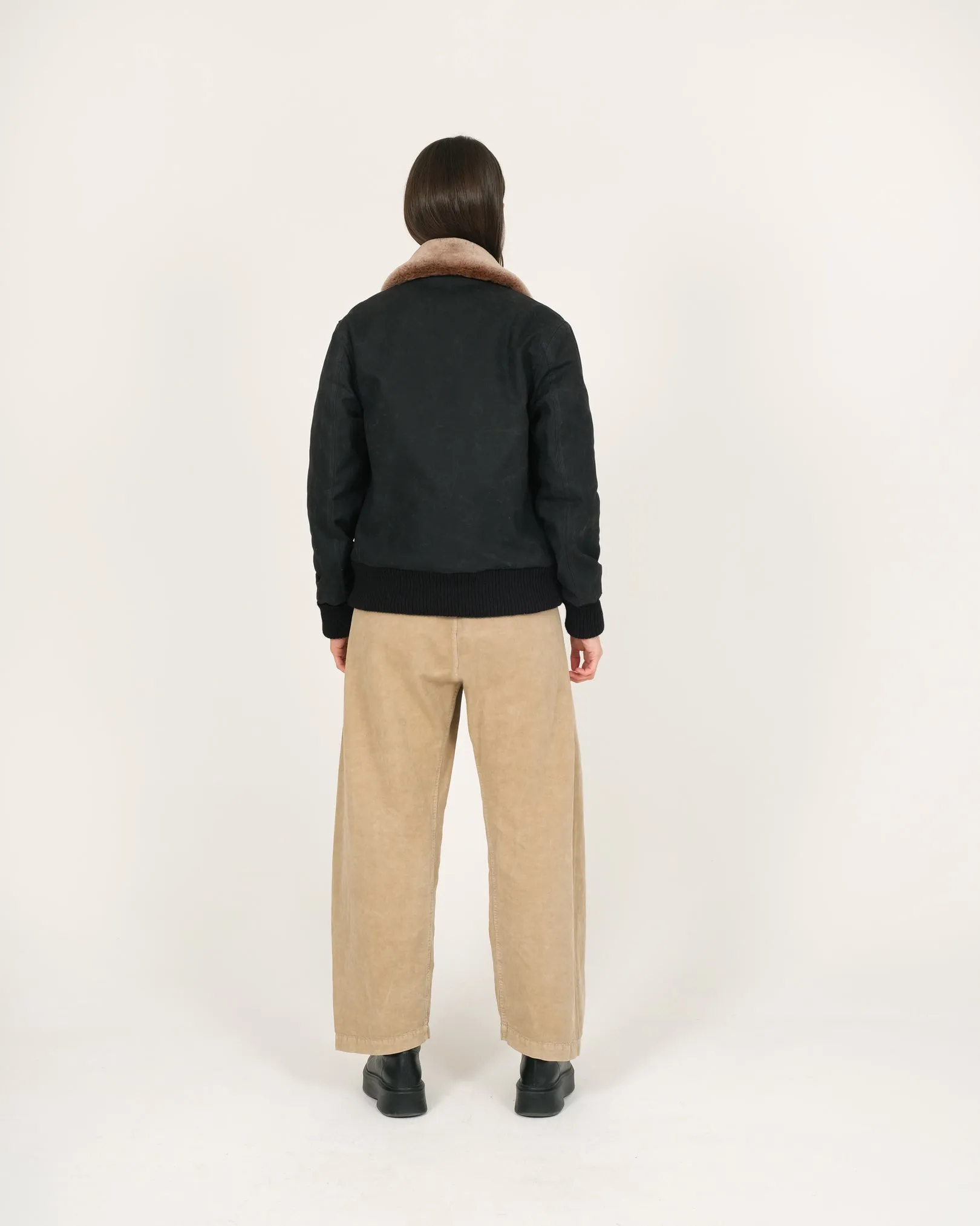 Women's  Flyer's Club Jacket - Black Kodiak