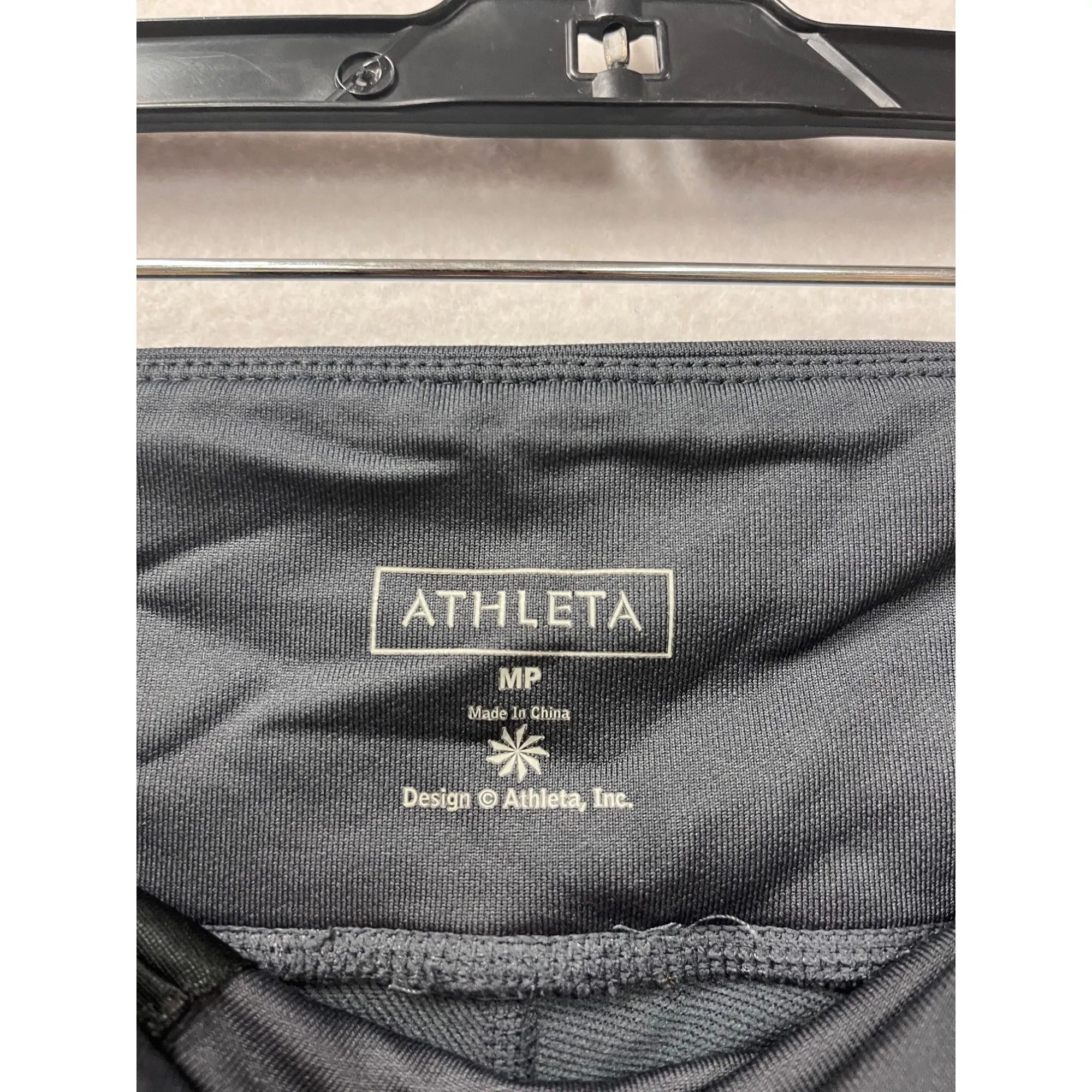 Women’s Medium Athelta Wide Leg Yoga Pants In Black #6827