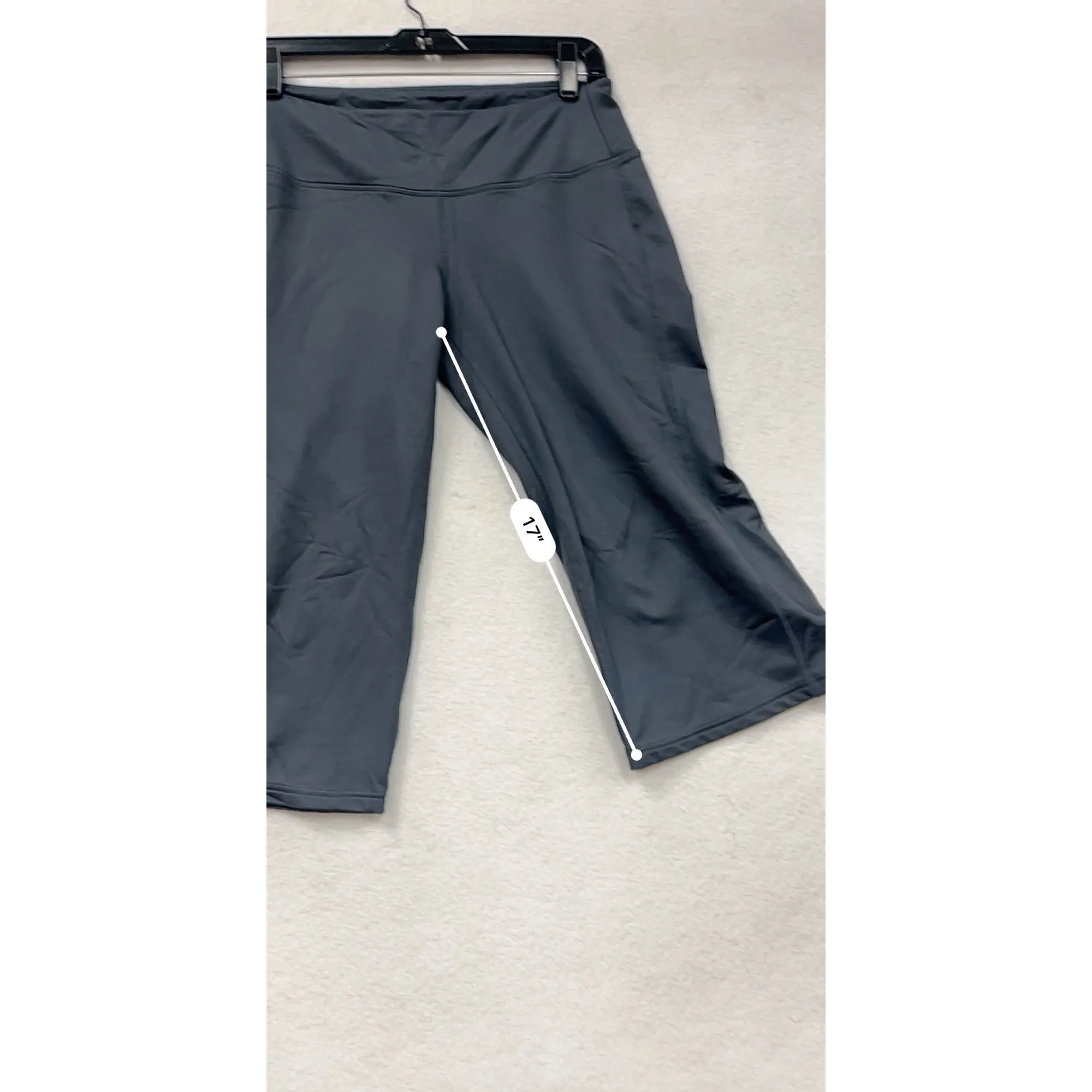 Women’s Medium Athelta Wide Leg Yoga Pants In Black #6827