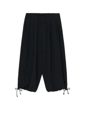WOOL GABARDINE STANDARD BALLON PANTS