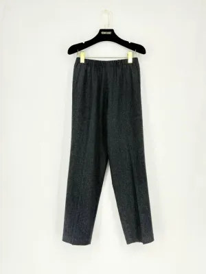 WOOL RICH Wide Leg Black Pants Small