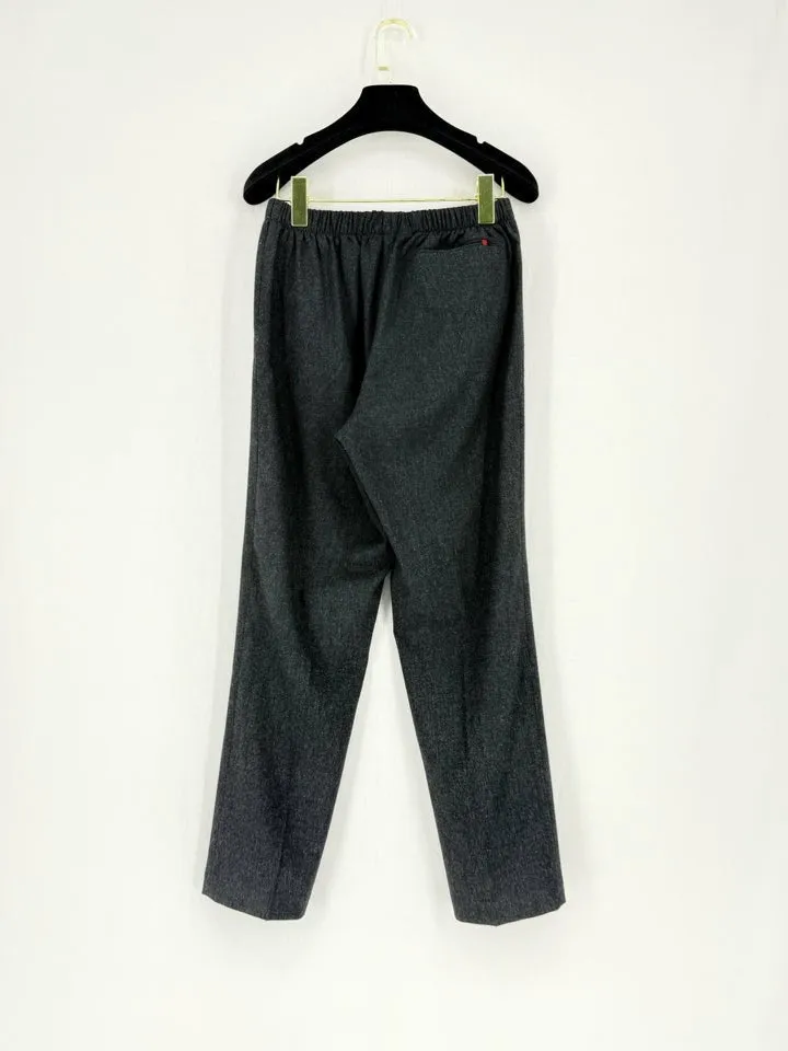 WOOL RICH Wide Leg Black Pants Small