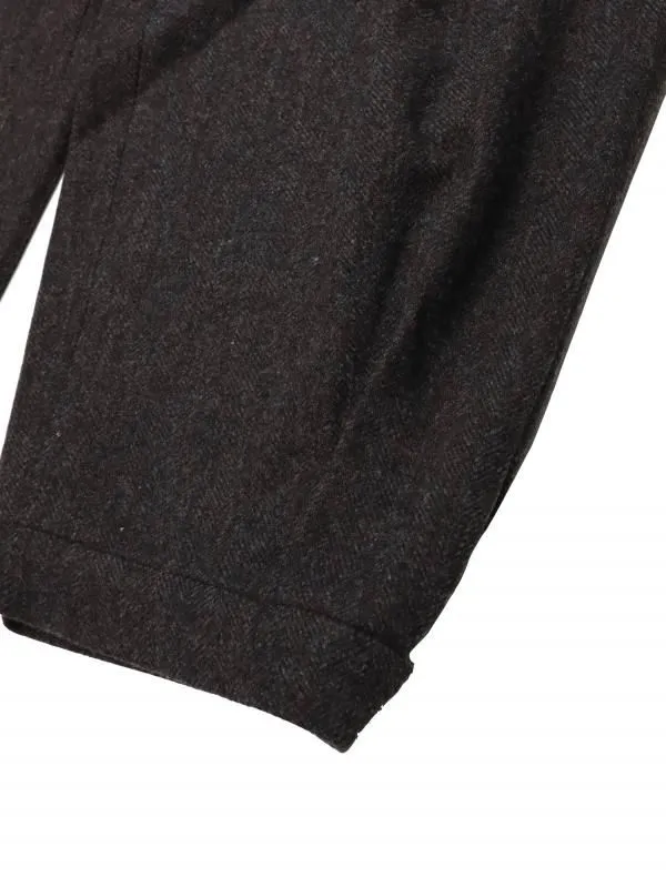 WOOL SHIRRING PANTS