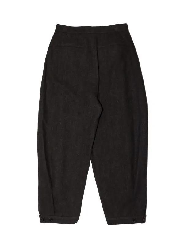 WOOL SHIRRING PANTS