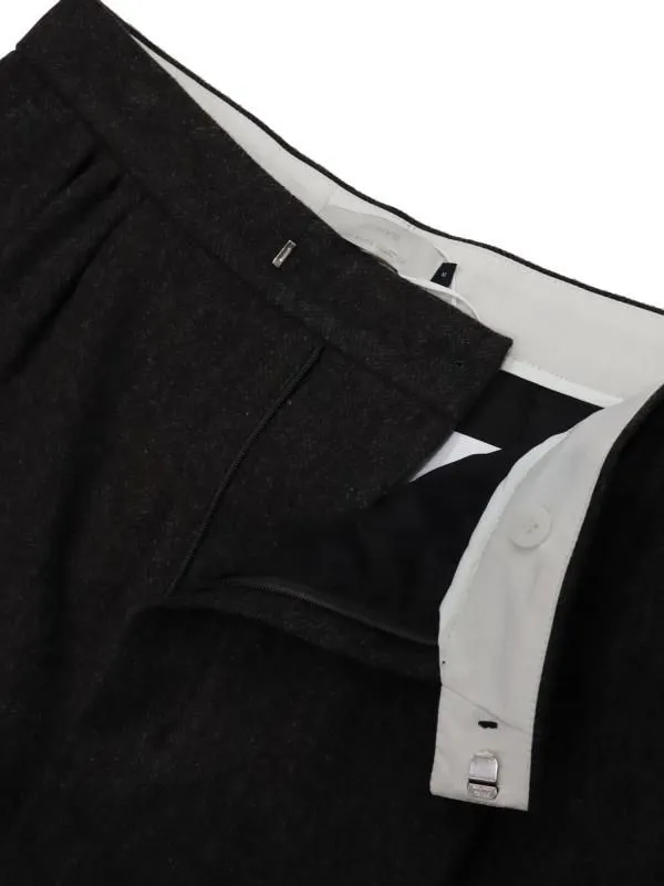 WOOL SHIRRING PANTS