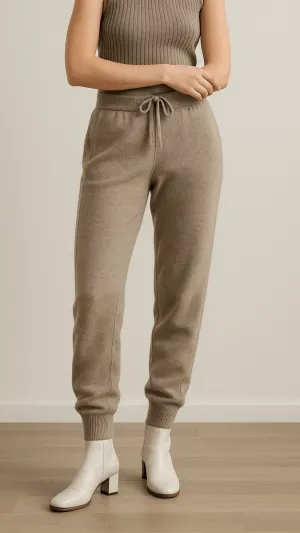 Woolly Luxe Sable Jogger
