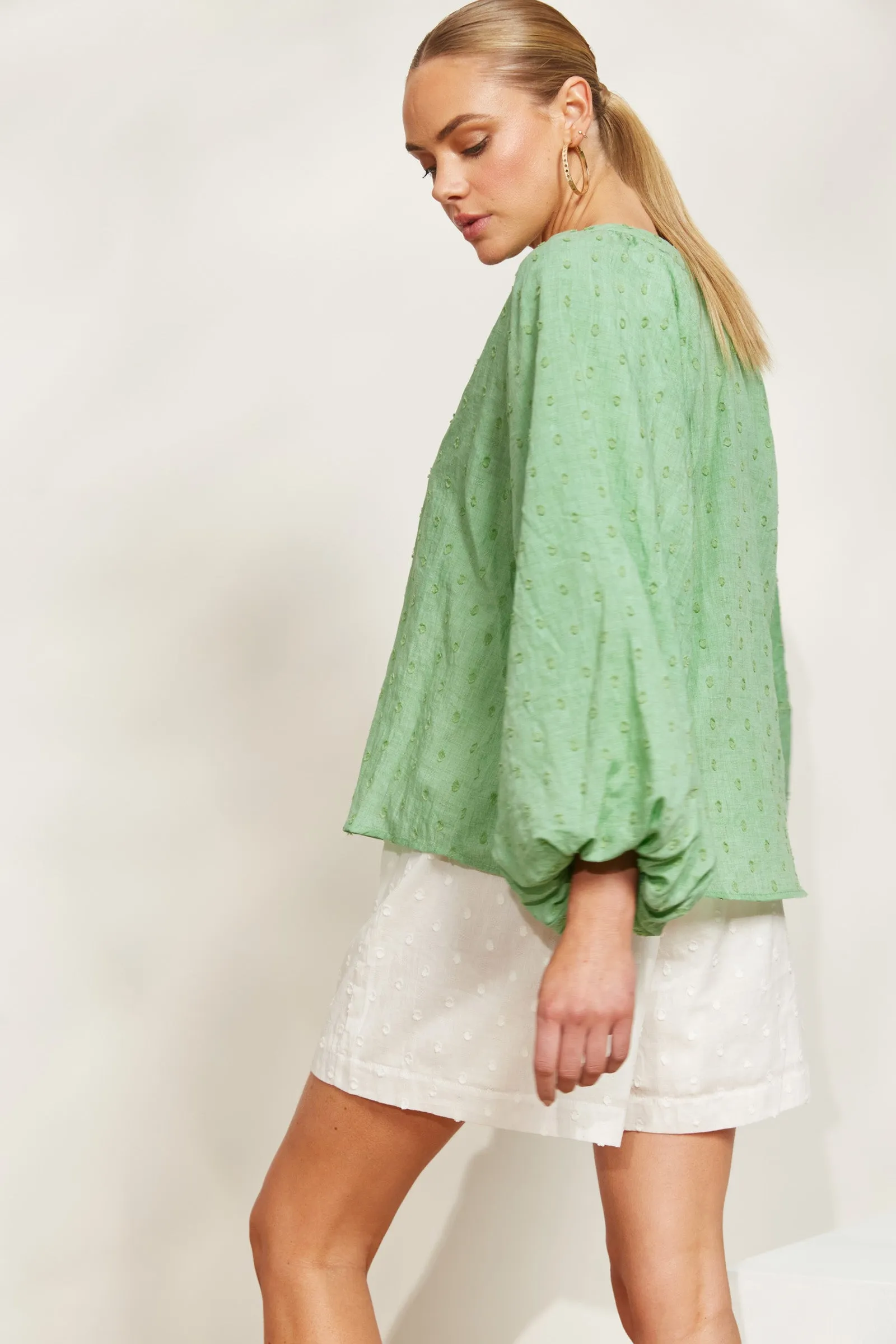ZEPHYR BLOUSE: JADE