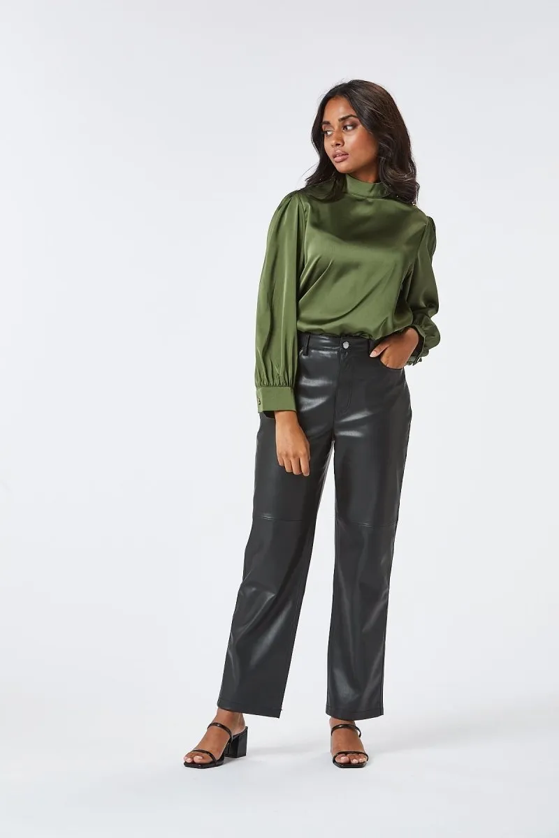 Zibi London Loan Green Blouse