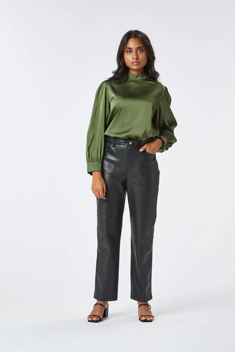 Zibi London Loan Green Blouse