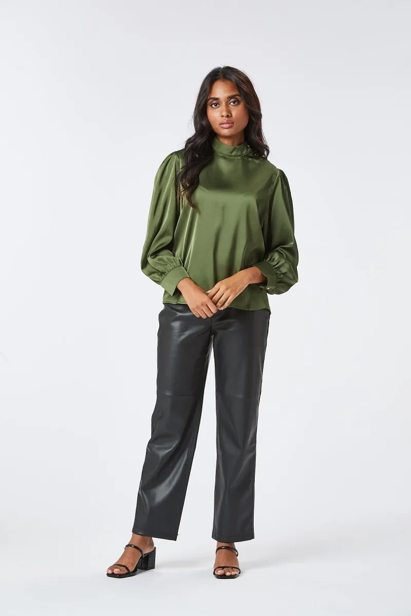 Zibi London Loan Green Blouse