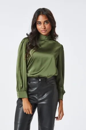Zibi London Loan Green Blouse